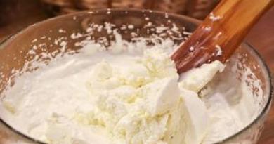 Curd cream for a cake - the best recipes for soaking and decorating a dessert How to make curd cream for a cake